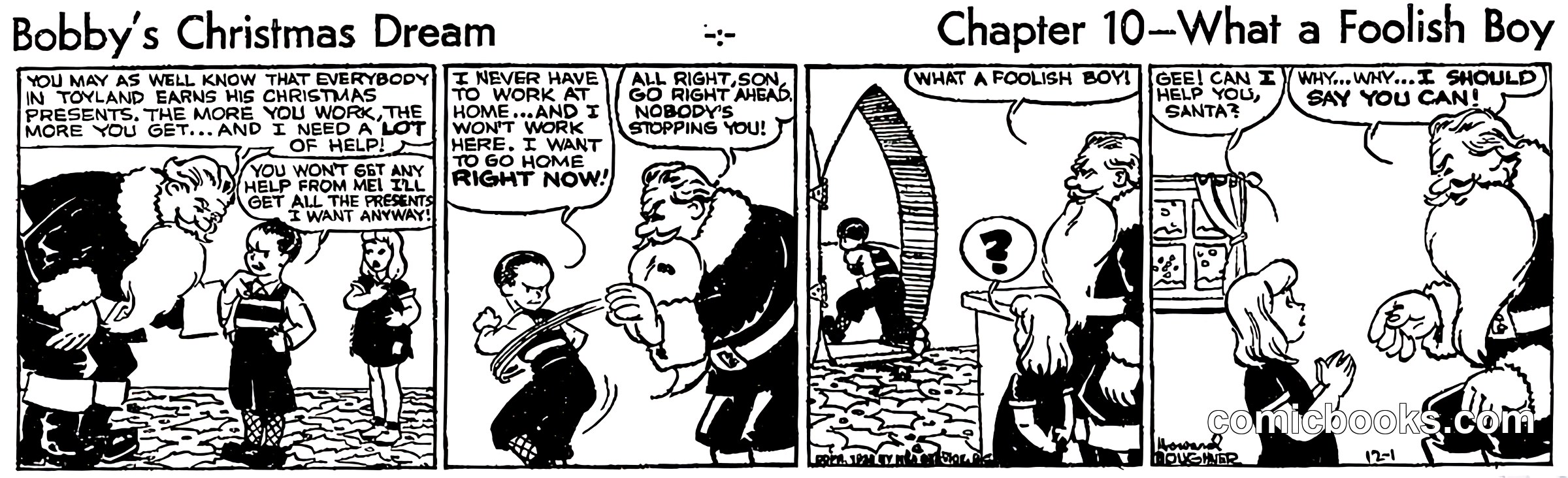 Bobby's Christmas Dream, Chapter 10—What a Foolish Boy