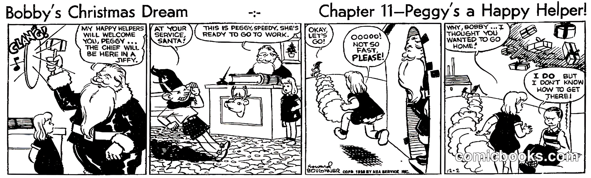 Bobby's Christmas Dream, Chapter 11—Peggy's a Happy Helper!