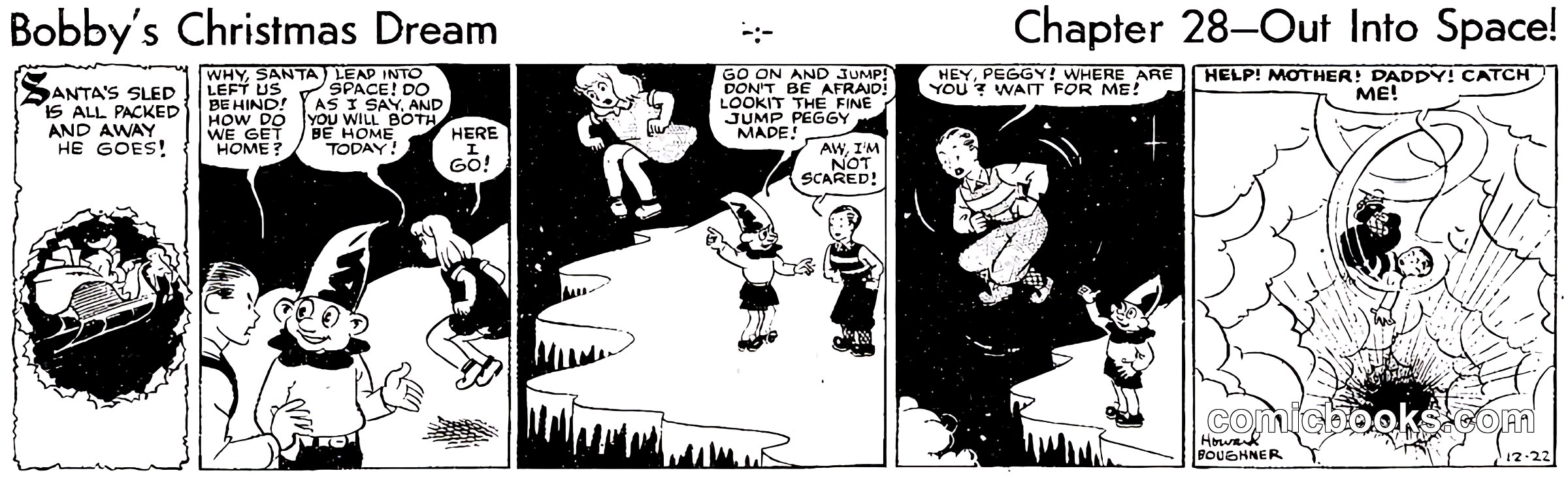 Bobby's Christmas Dream, Chapter 28—Out Into Space!