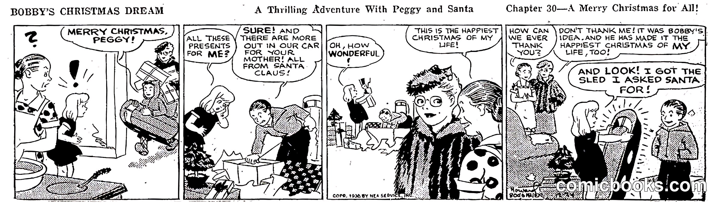 Bobby's Christmas Dream: A Thrilling Adventure With Peggy and Santa