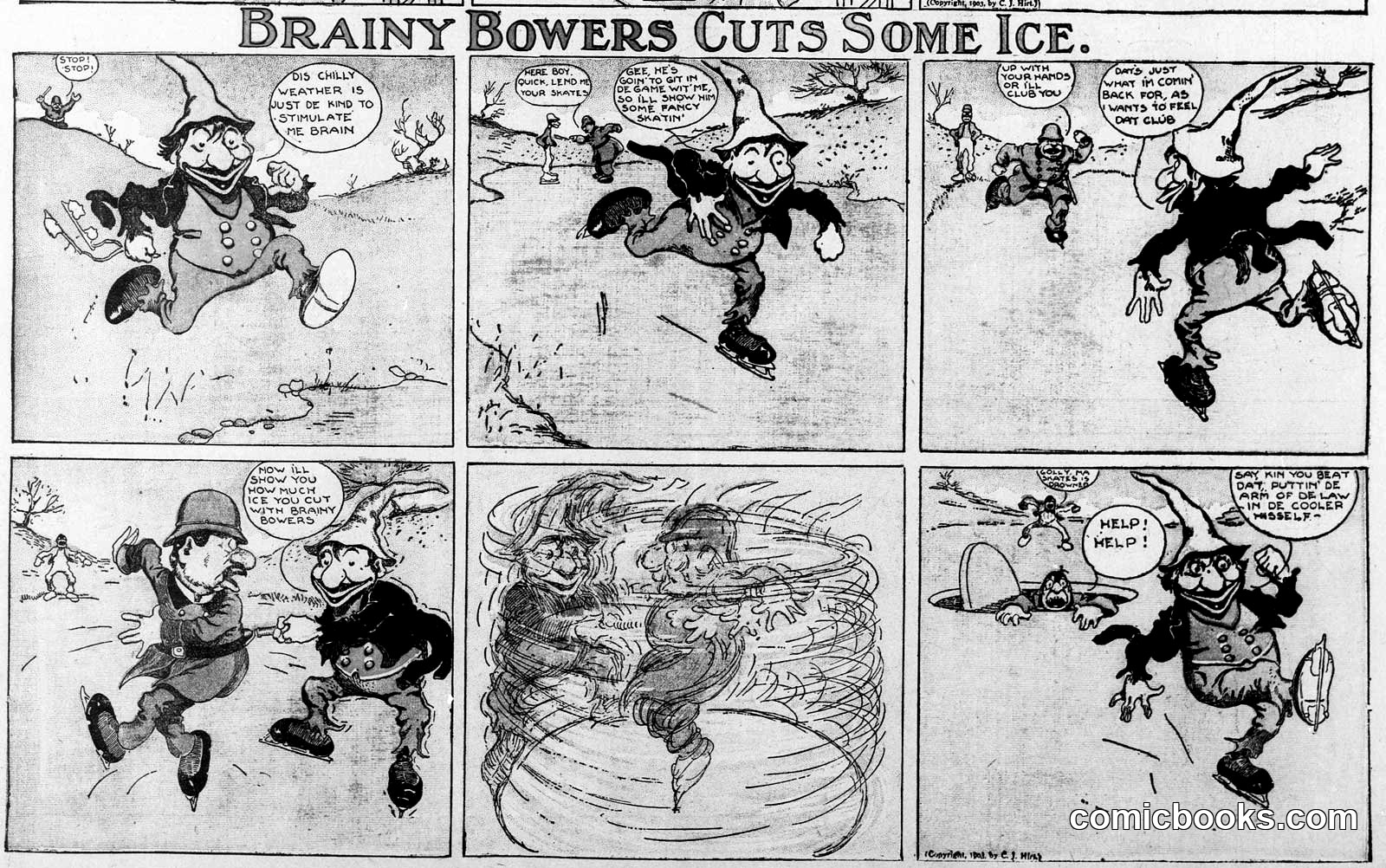 Brainy Bowers Cuts Some Ice