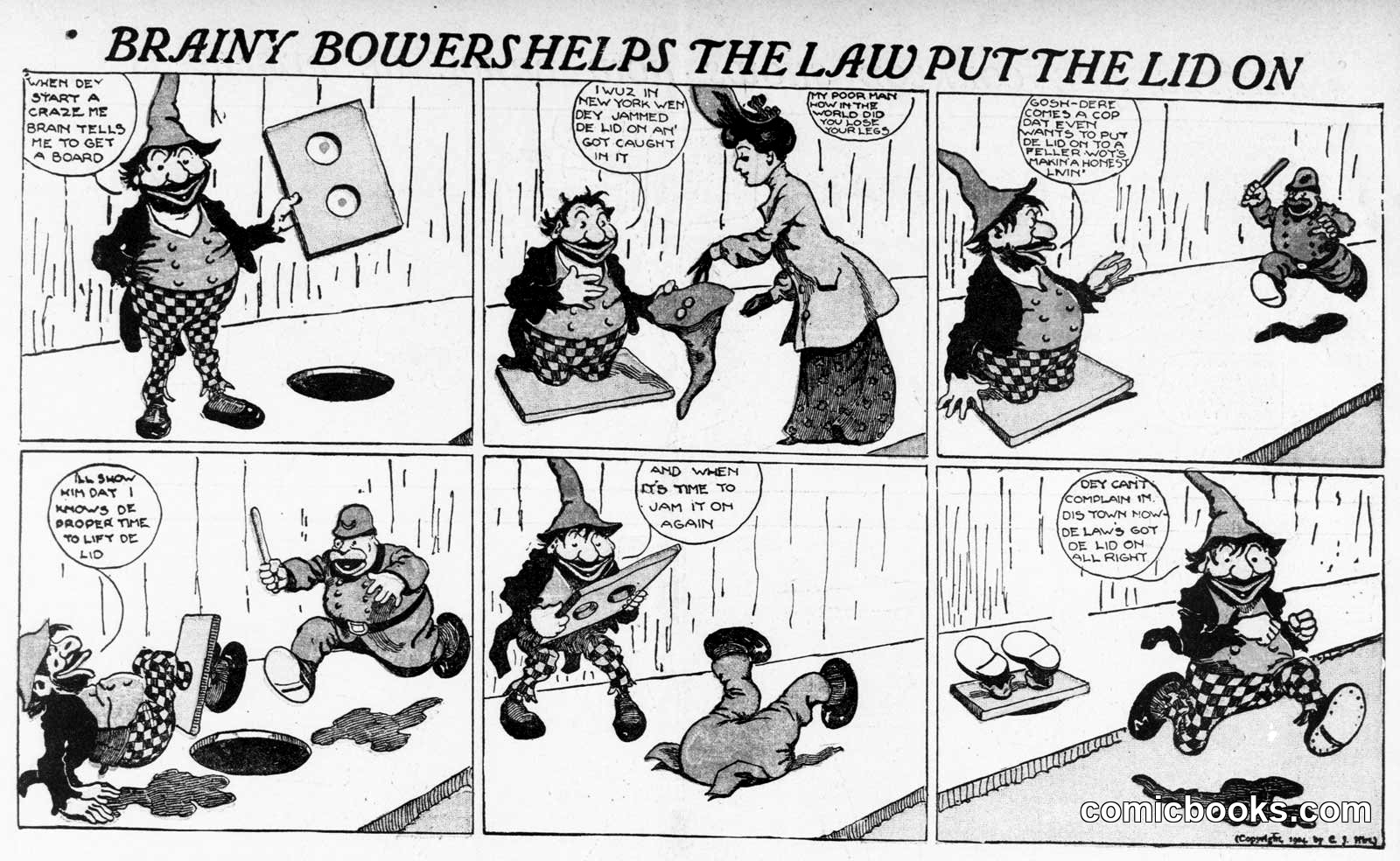 Brainy Bowers Helps the Law Put the Lid On
