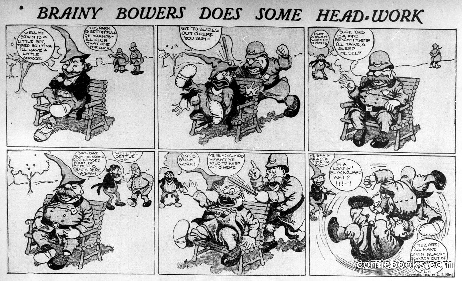 Brainy Bowers Does Some Head-Work