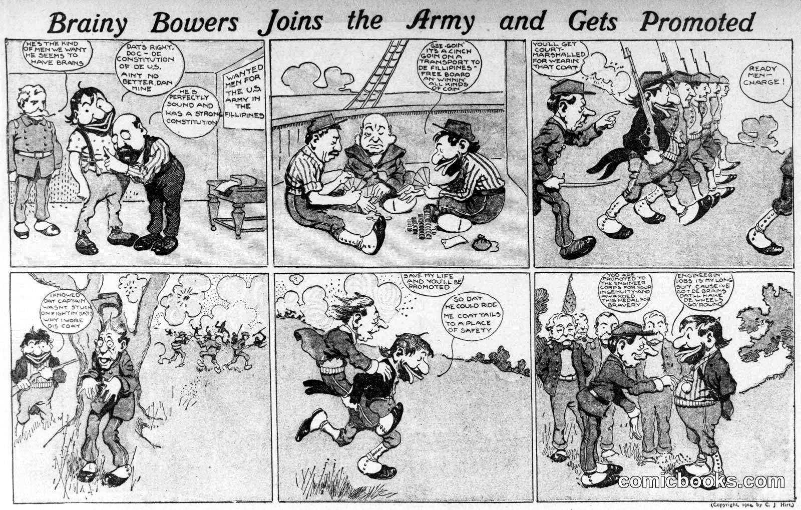 Brainy Bowers Joins the Army and Gets Promoted