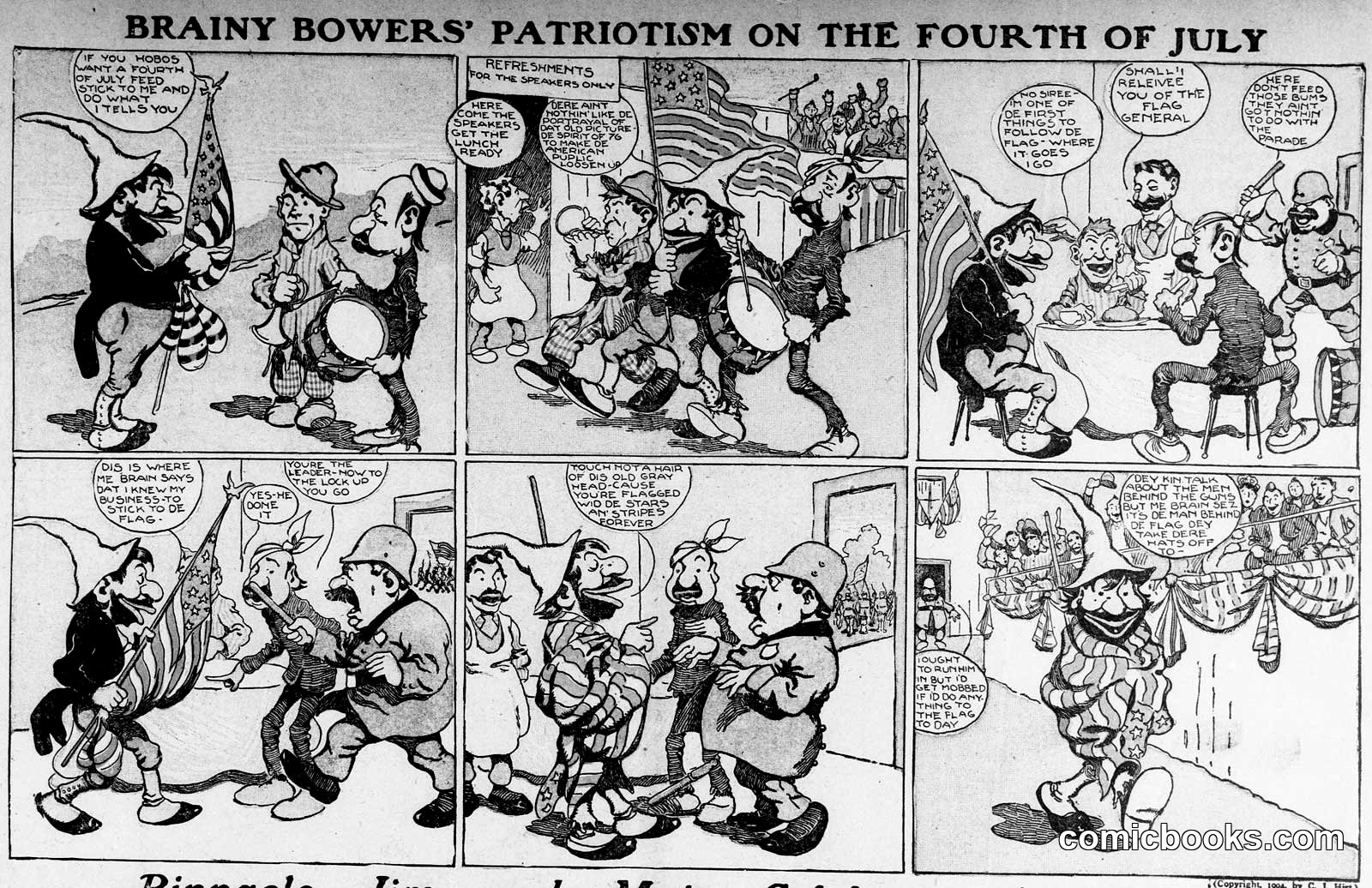 Brainy Bowers' Patriotism on the Fourth of July