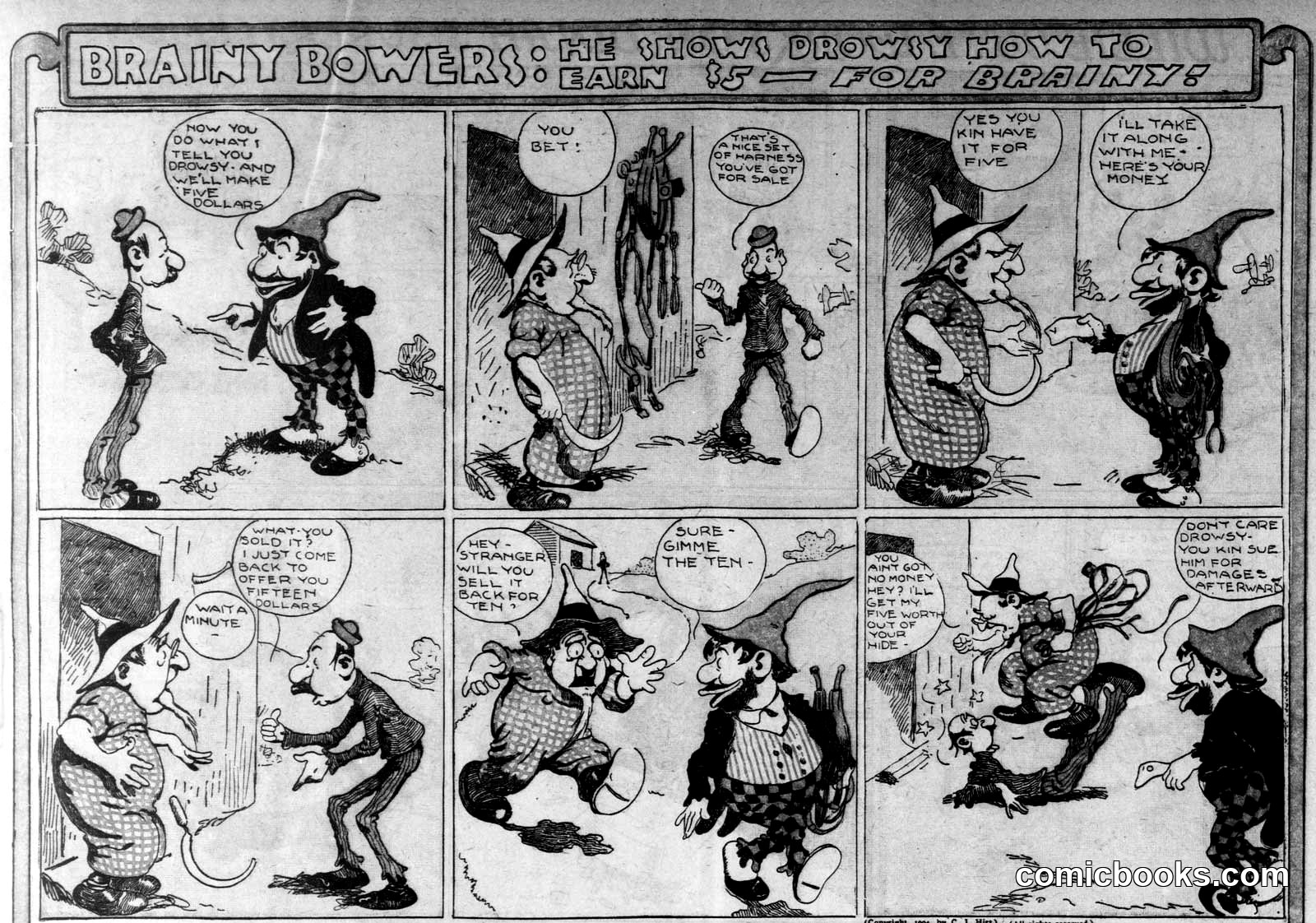 Brainy Bowers: He Shows Drowsy How to Learn $5 for Brains