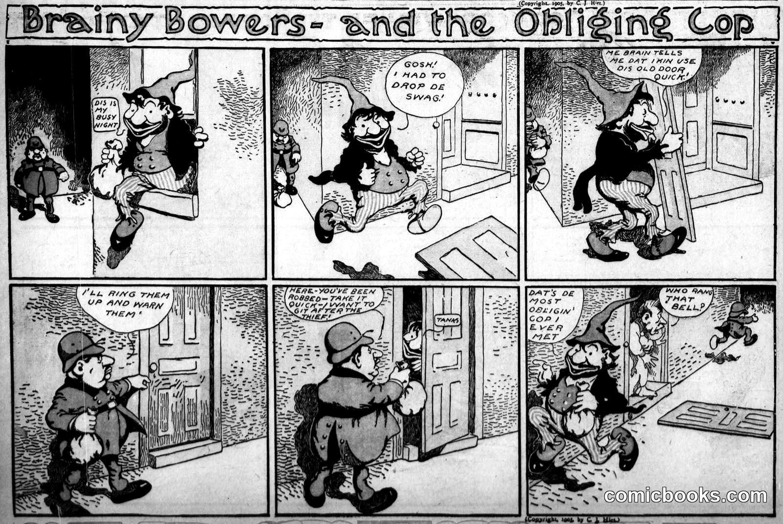 Brainy Bowers and the Obliging Cop