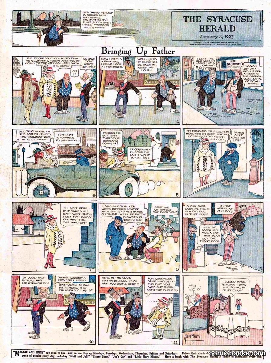 Bringing Up Father — 1922-01-08