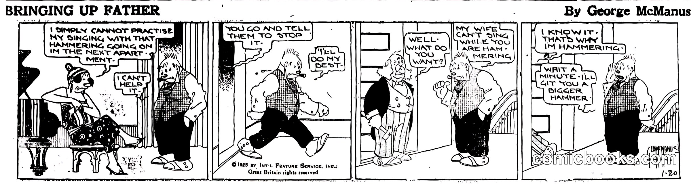 Bringing Up Father — January 20, 1925