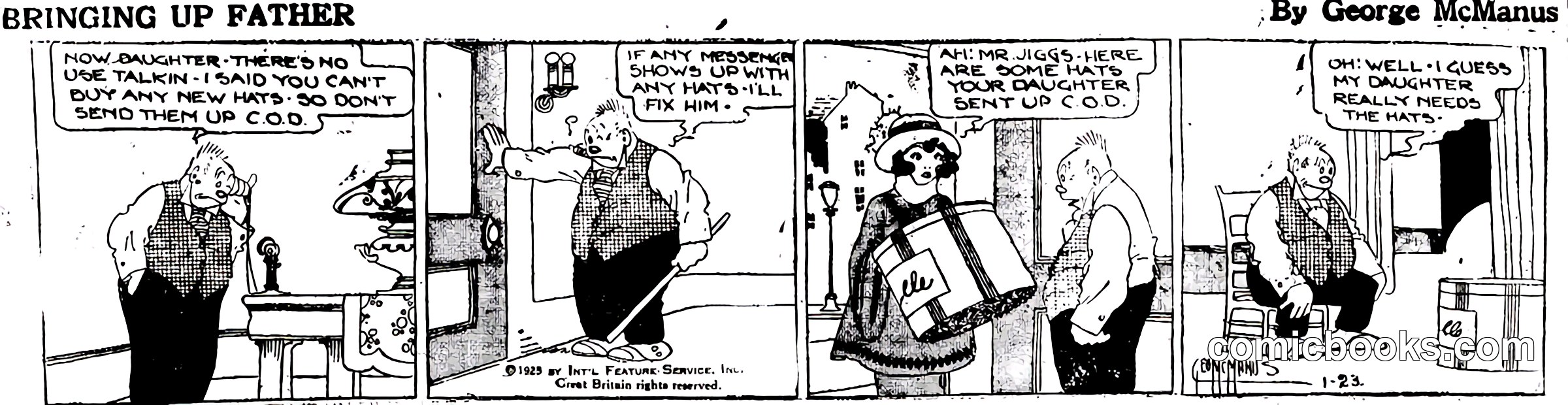 Bringing Up Father — January 23, 1925