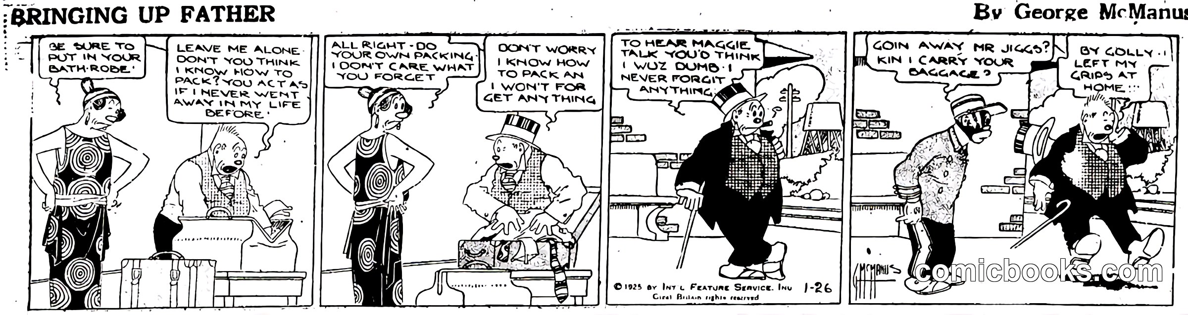 Bringing Up Father — January 26, 1925