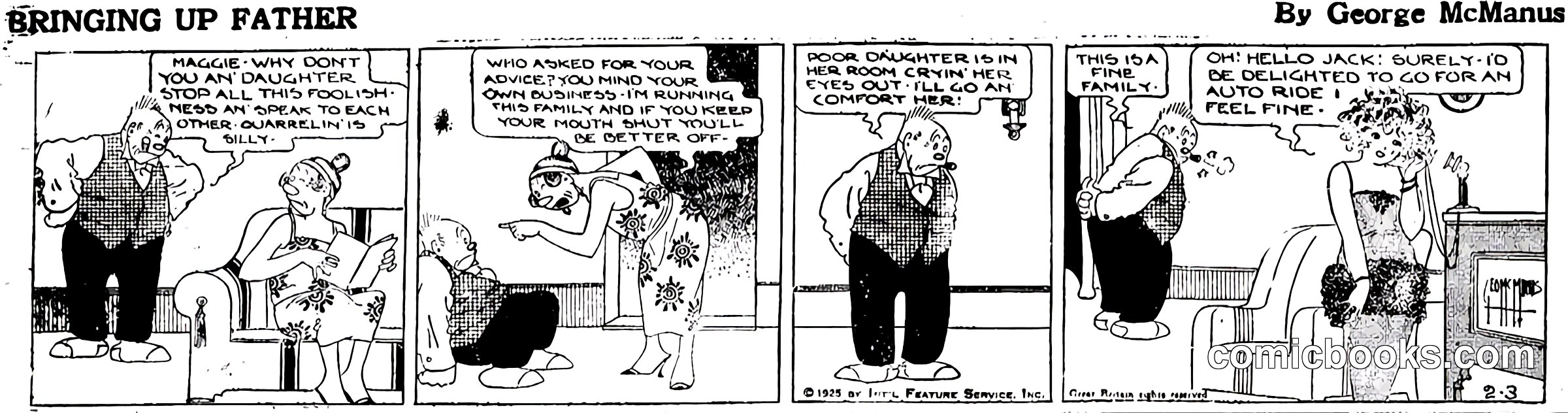 Bringing Up Father — 1925-02-03