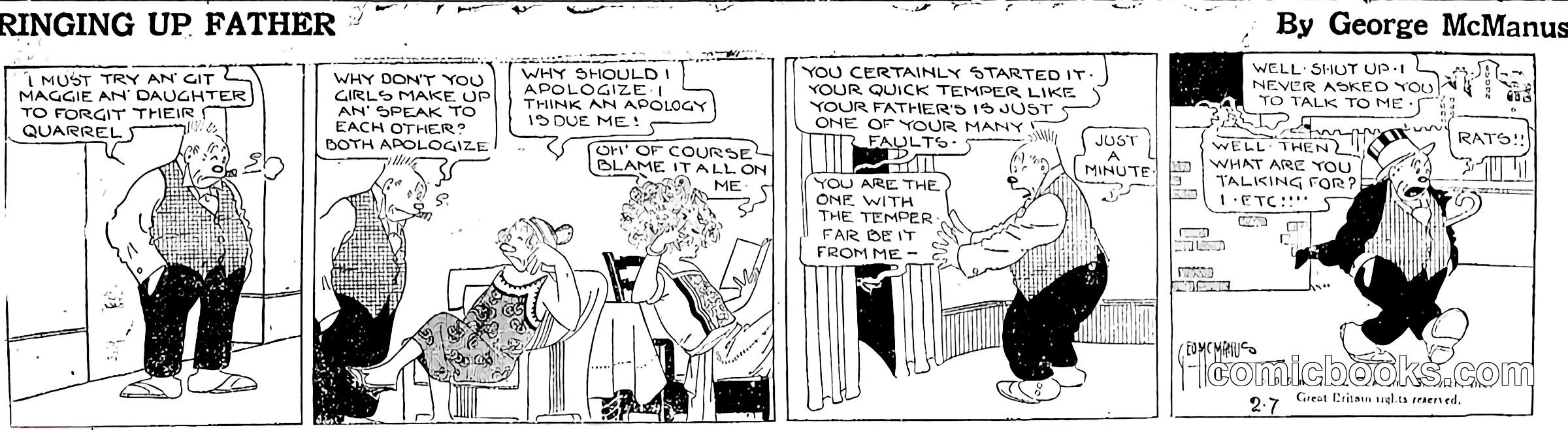 Bringing Up Father — 1925-02-07