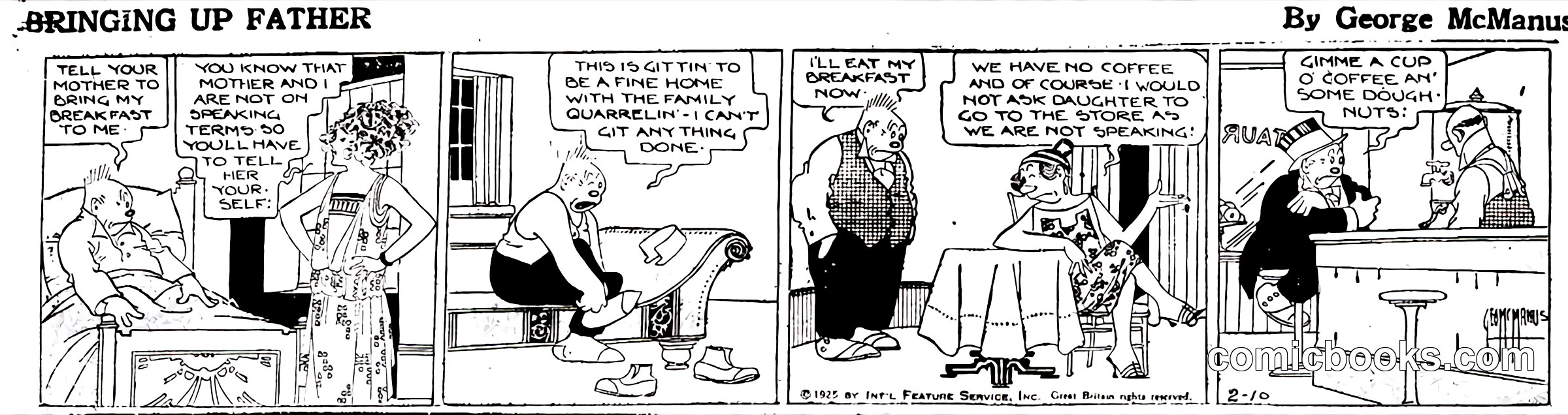 Bringing Up Father — 10 February 1925