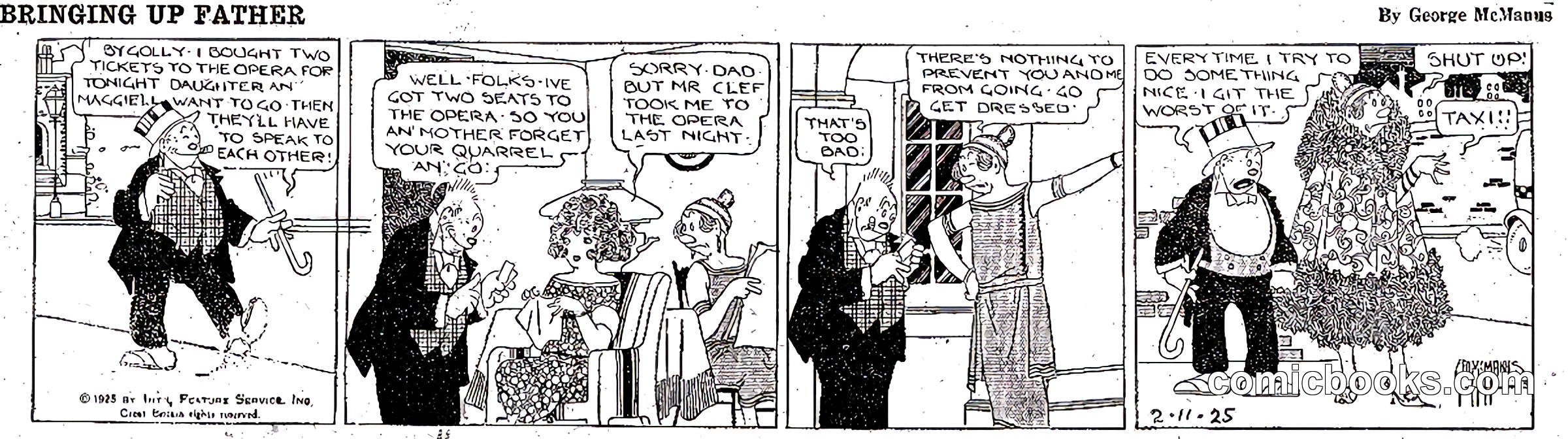 Bringing Up Father — 11 February 1925