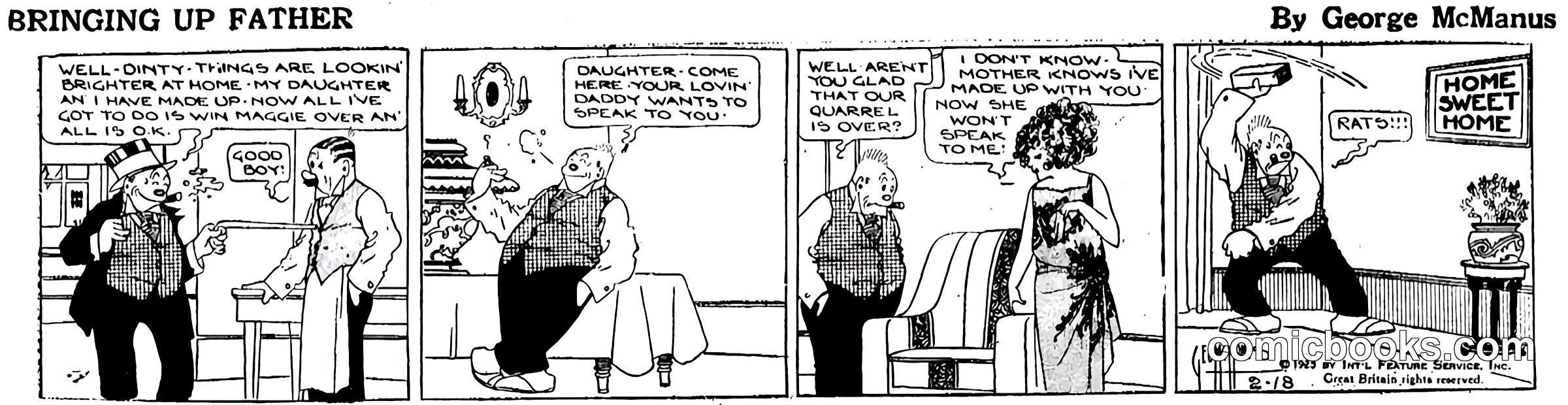 Bringing Up Father — February 18, 1925