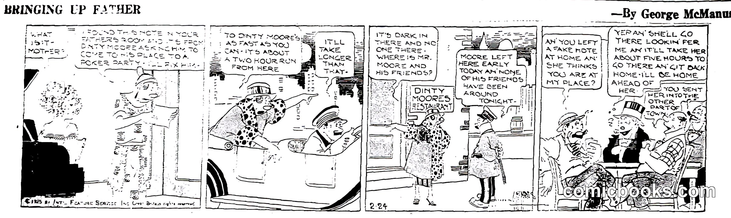 Bringing Up Father — February 24, 1925