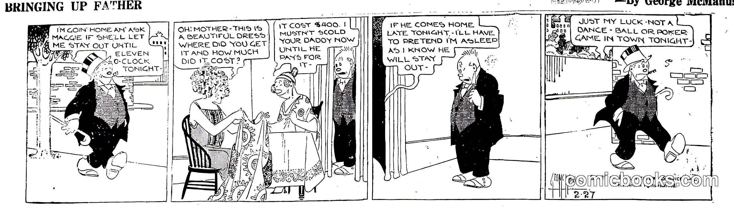 Bringing Up Father — February 27, 1925