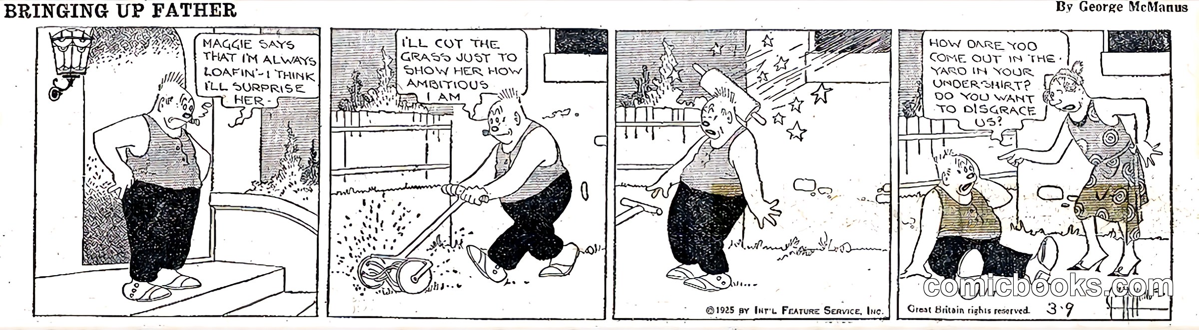 Bringing Up Father — 9 March 1925