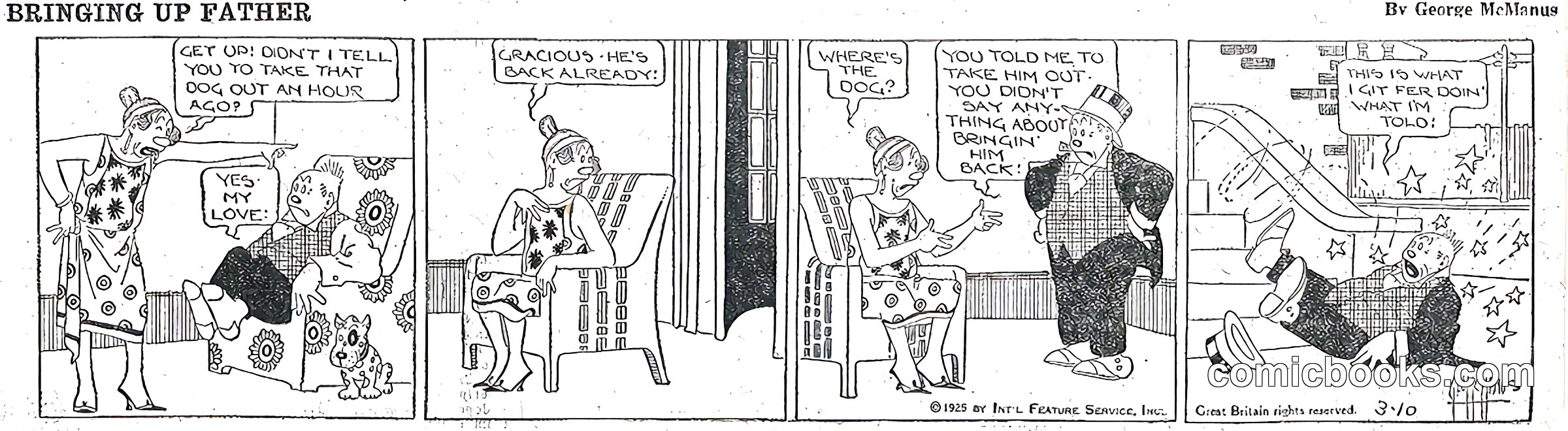 Bringing Up Father — 10 March 1925