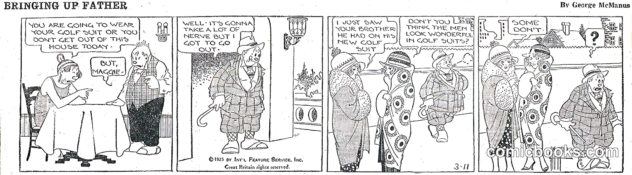 Bringing Up Father — 11 March 1925