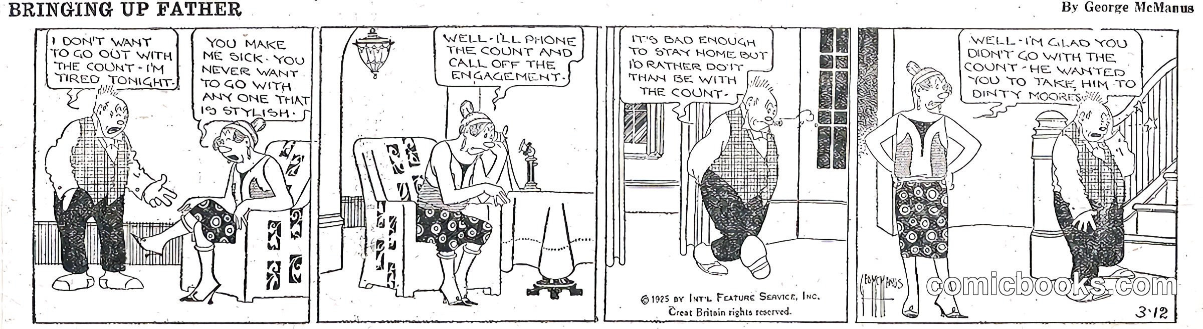 Bringing Up Father — 1925-03-12