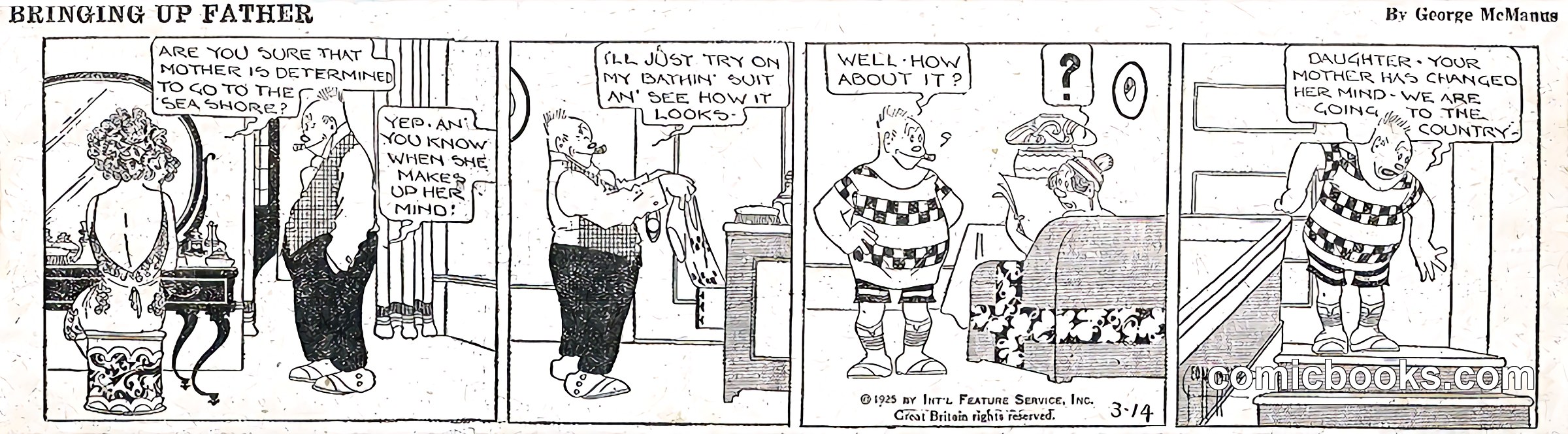 Bringing Up Father — 14 March 1925