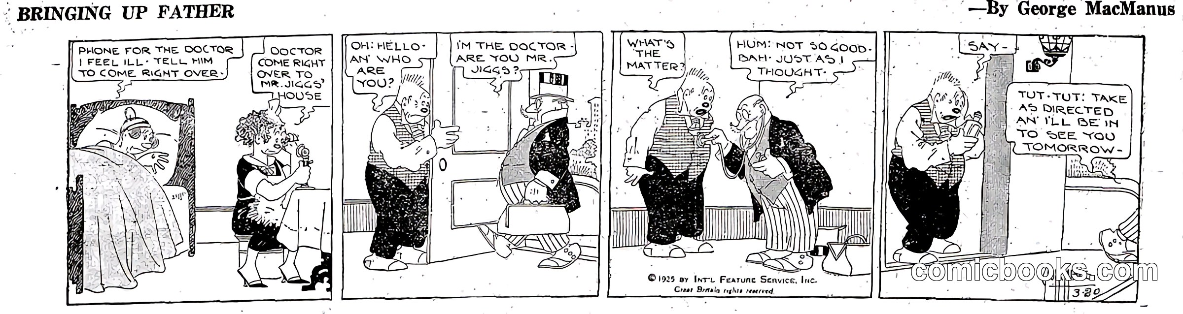 Bringing Up Father — 20 March 1925
