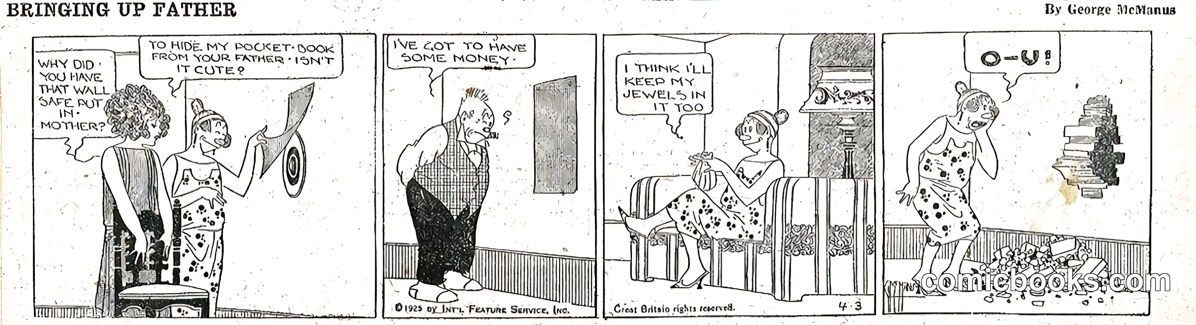 Bringing Up Father — April 3, 1925