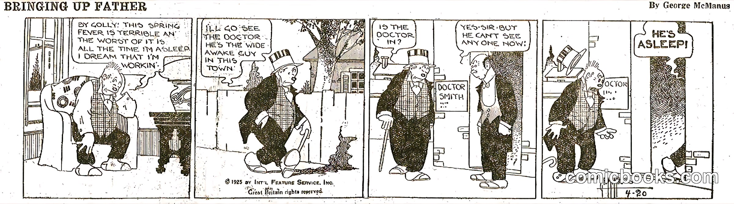 Bringing Up Father — April 20, 1925