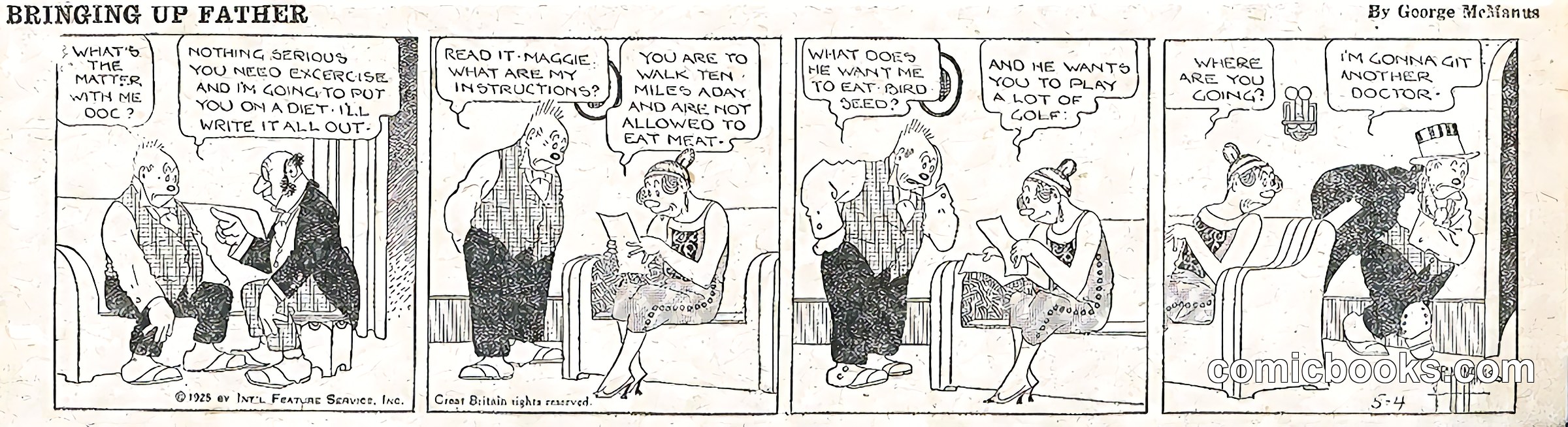 Bringing Up Father — 1925-05-04