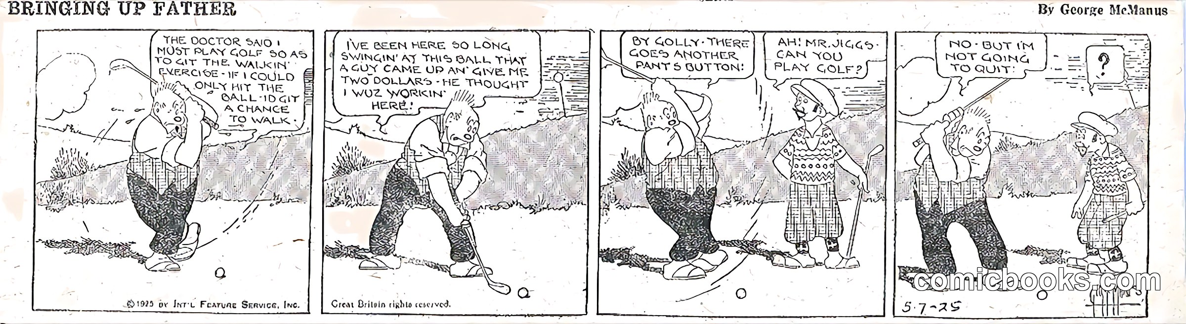 Bringing Up Father — 1925-05-07