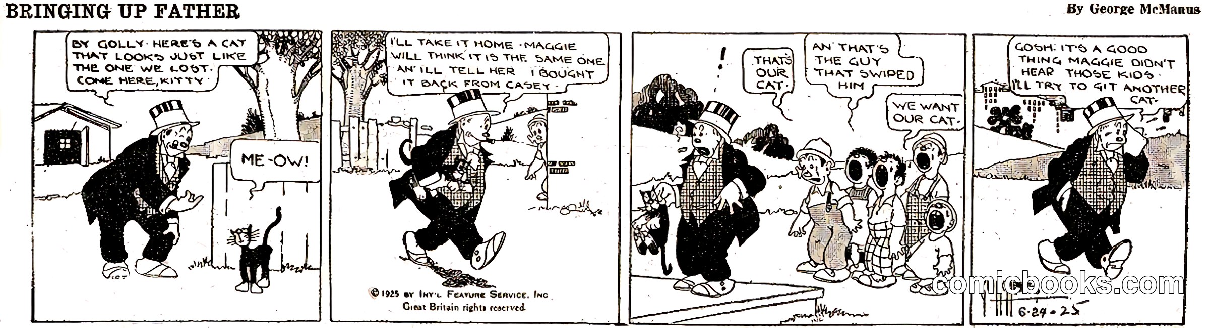 Bringing Up Father — June 24, 1925