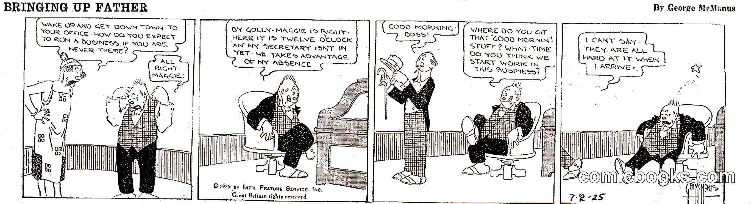 Bringing Up Father — 1925-07-02