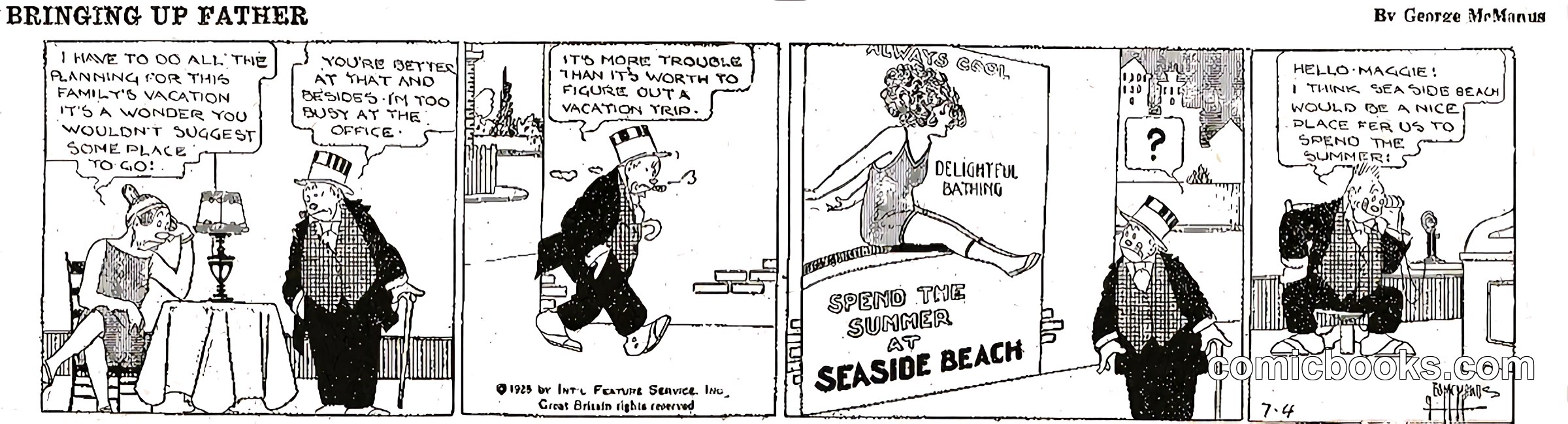 Bringing Up Father — 1925-07-04