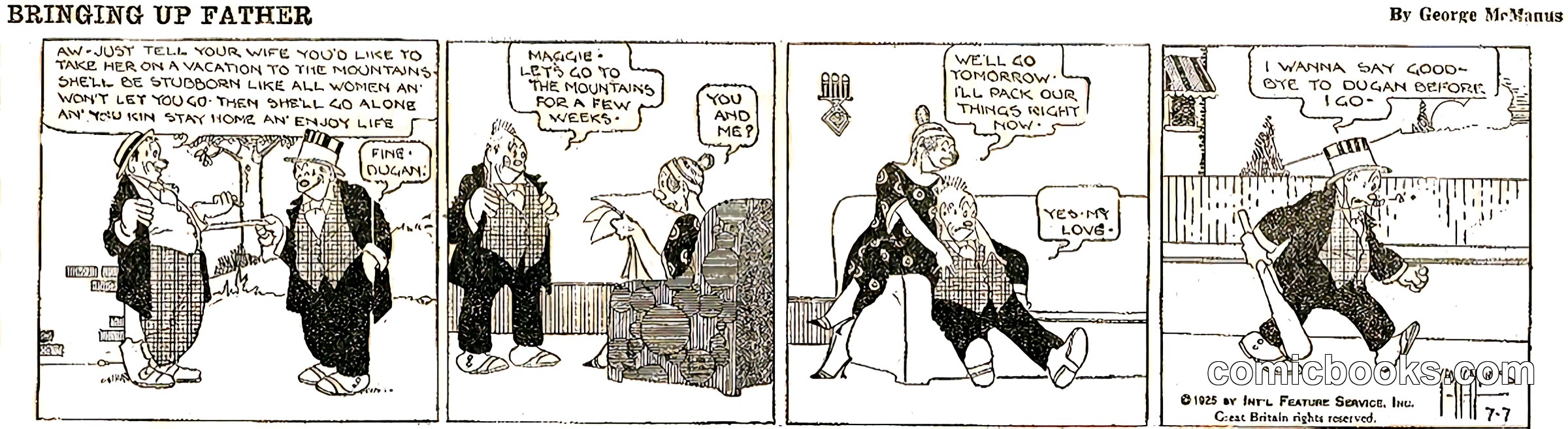 Bringing Up Father — July 7, 1925
