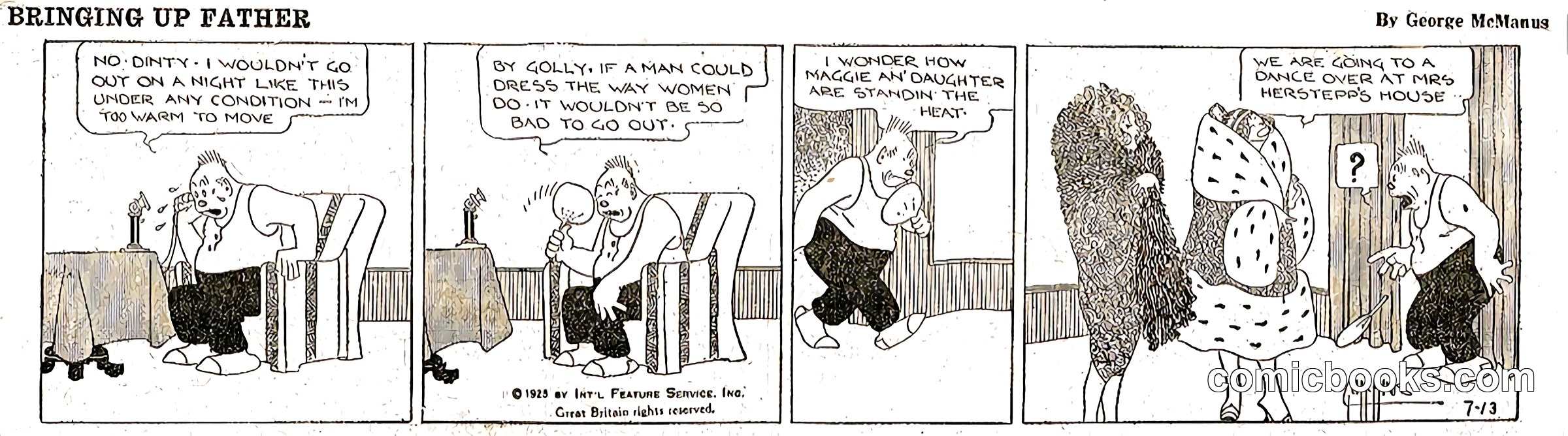 Bringing Up Father — July 13, 1925
