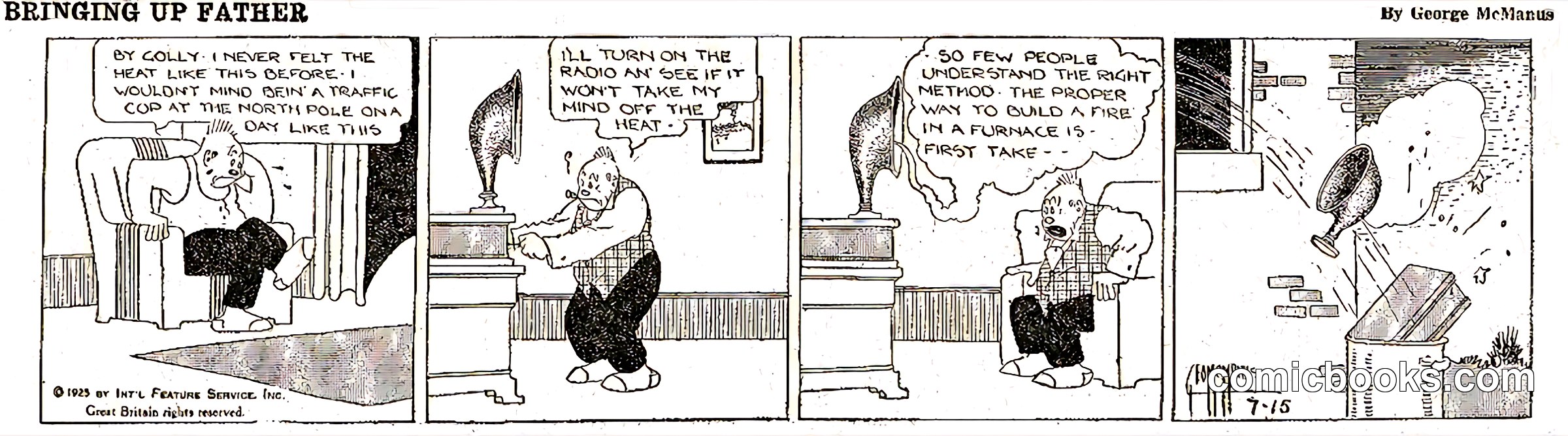 Bringing Up Father — July 15, 1925