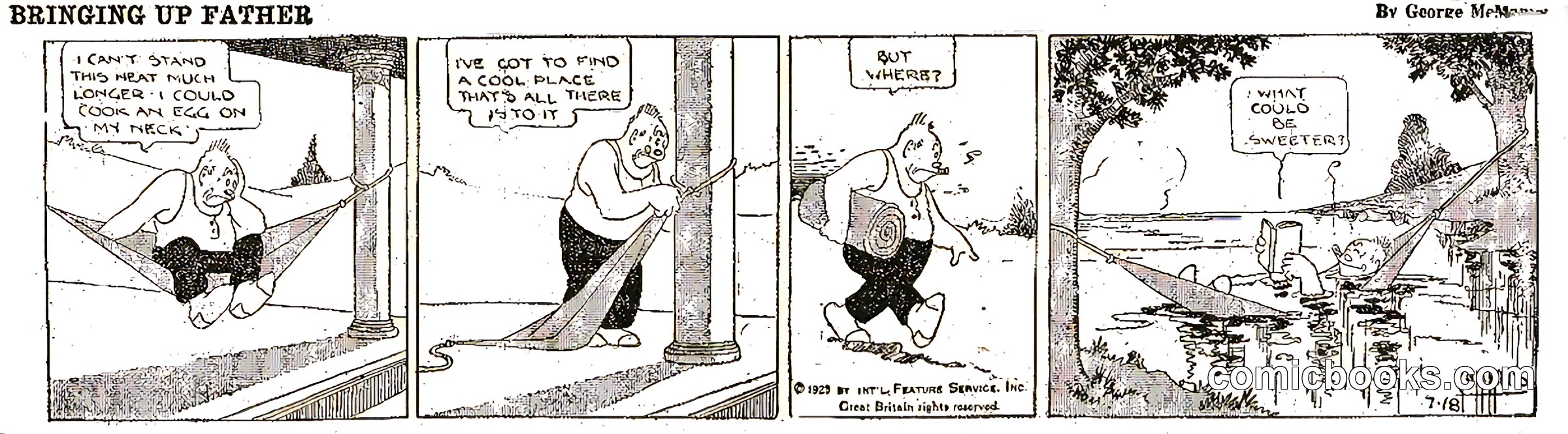 Bringing Up Father — July 18, 1925