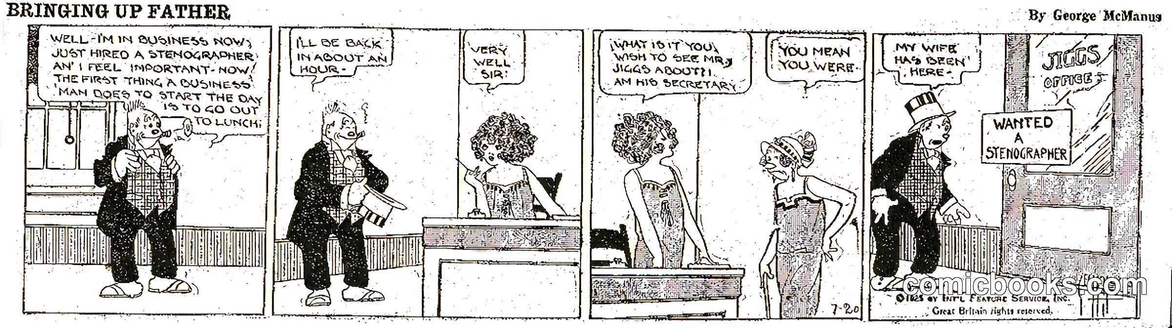 Bringing Up Father — 20 July 1925