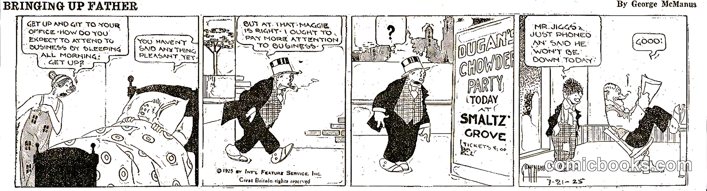 Bringing Up Father — 1925-07-21