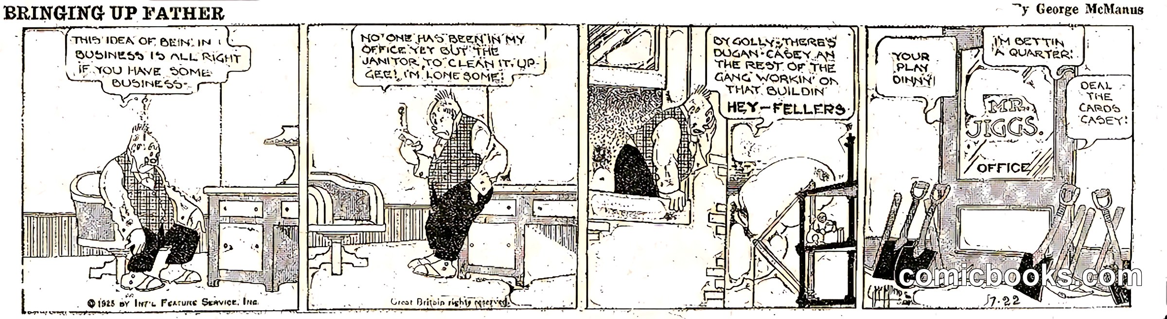 Bringing Up Father — 22 July 1925