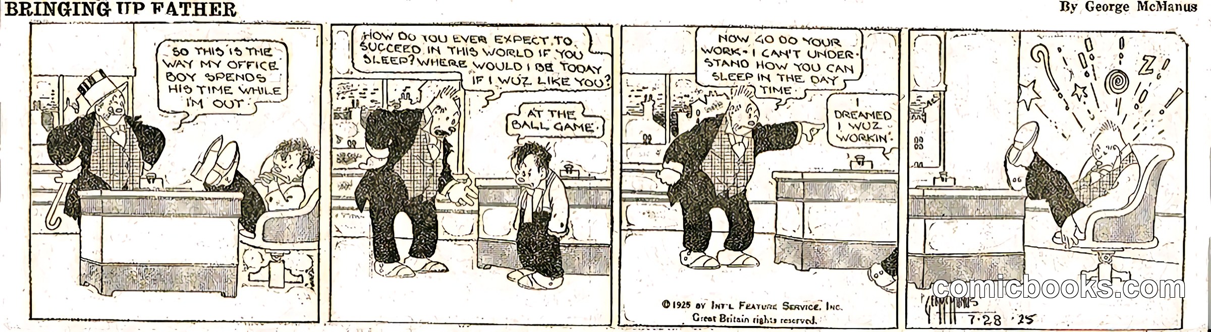 Bringing Up Father — 1925-07-28