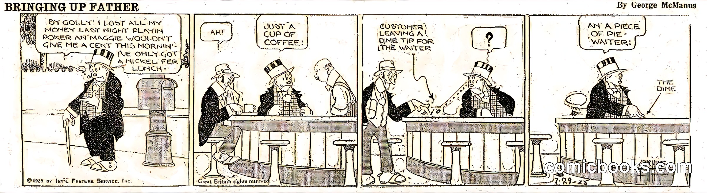 Bringing Up Father — 1925-07-29