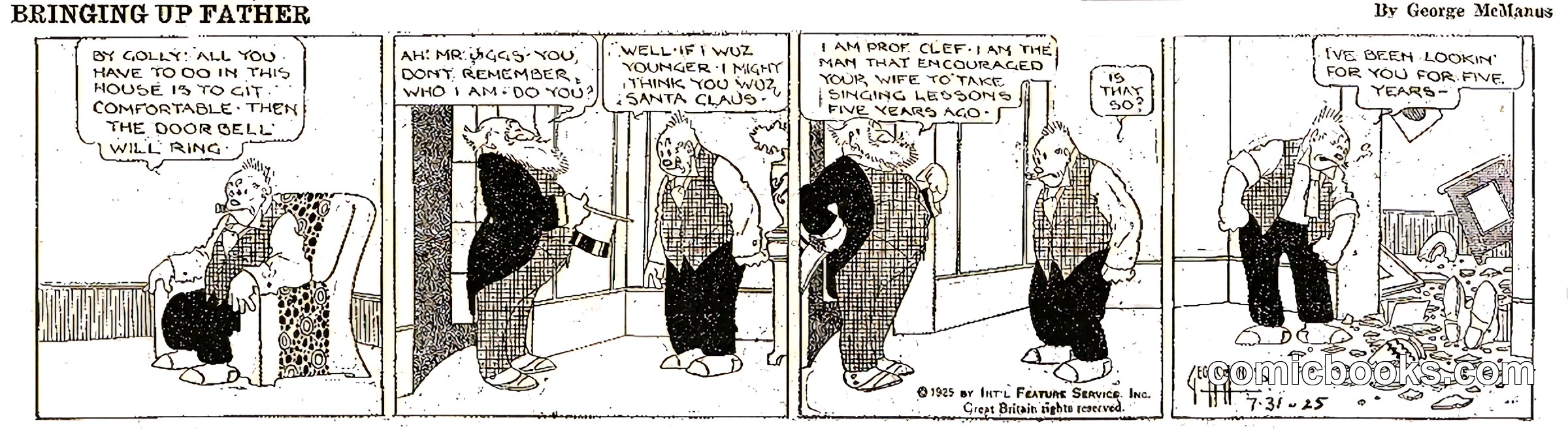 Bringing Up Father — July 31, 1925