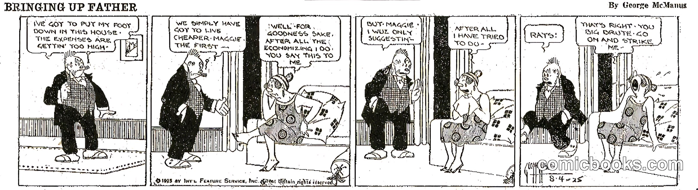 Bringing Up Father — 4 August 1925