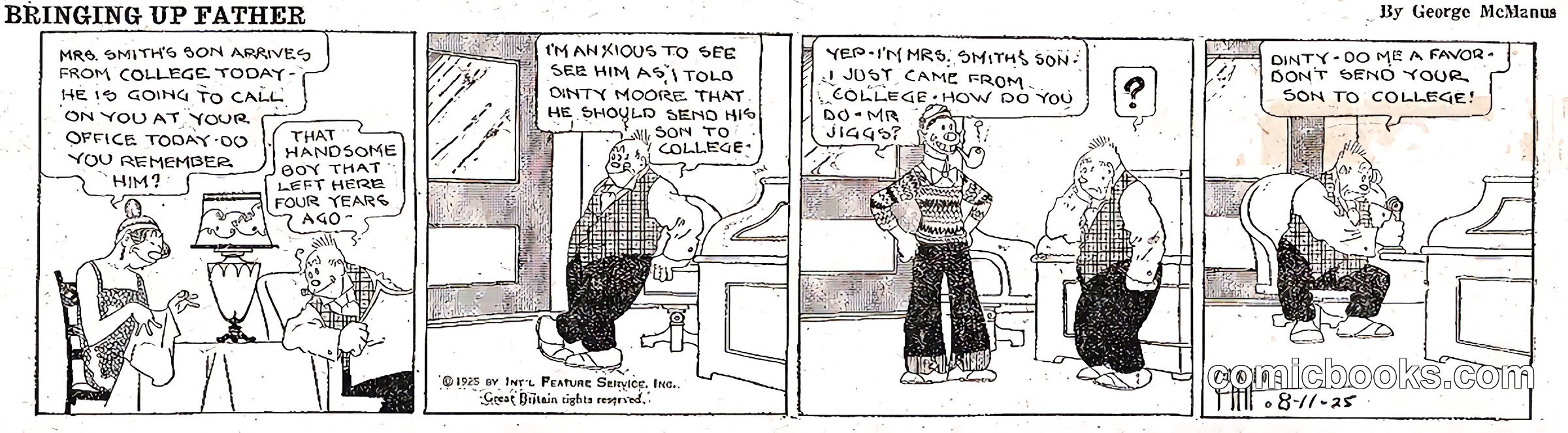 Bringing Up Father — 1925-08-11