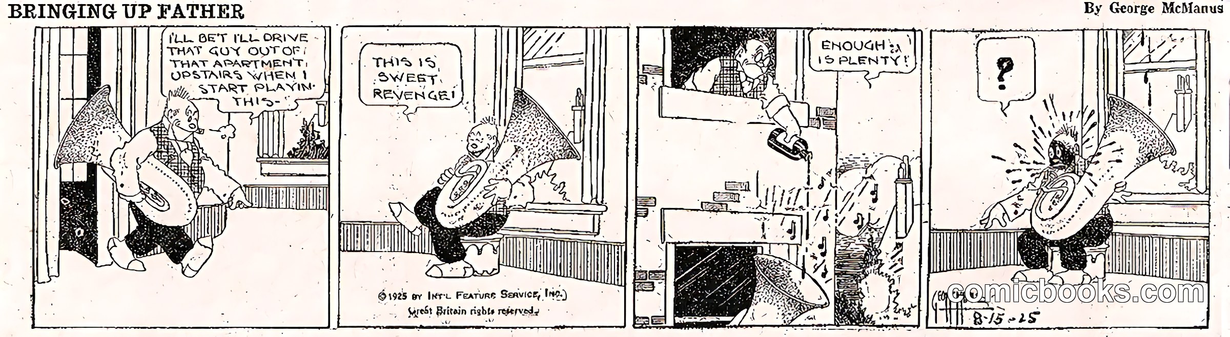 Bringing Up Father — August 15, 1925