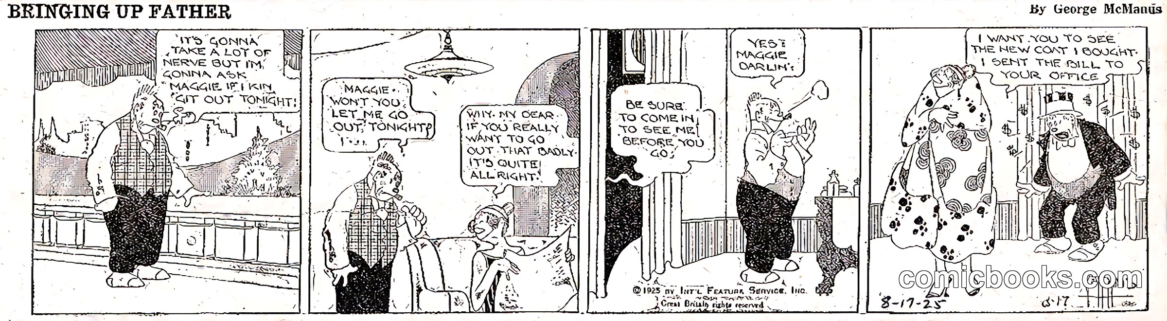 Bringing Up Father — August 17, 1925
