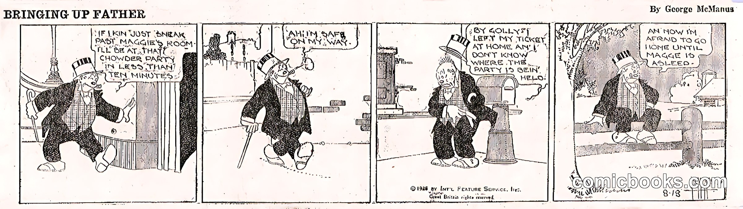Bringing Up Father — August 18, 1925